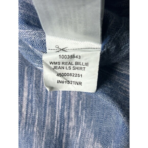 Ariat Women’s Real Billie Jean Long Sleeve Southwest Button Up Top Size Large - Picture 6 of 7